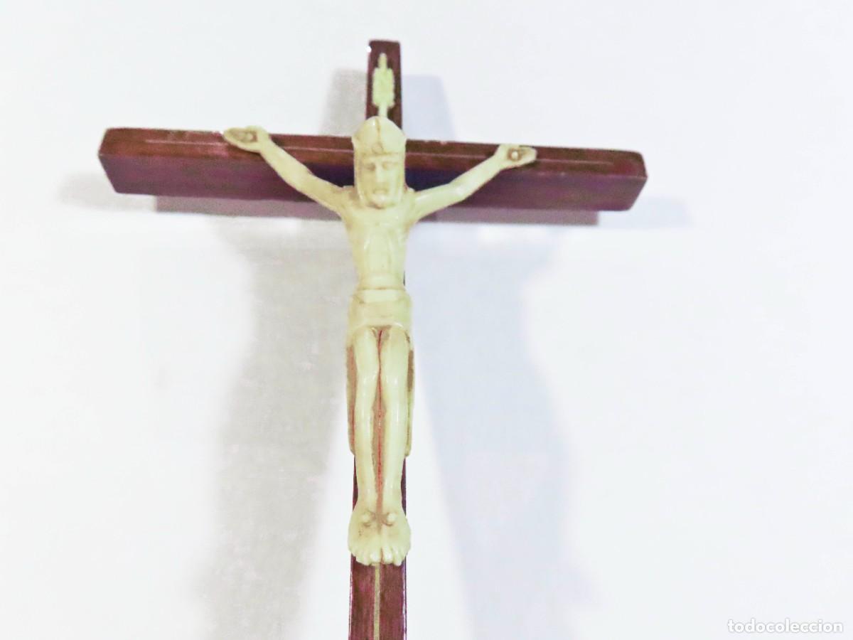 Antig&uuml;edades: Crucifijo de pie Art Deco - Foto 4