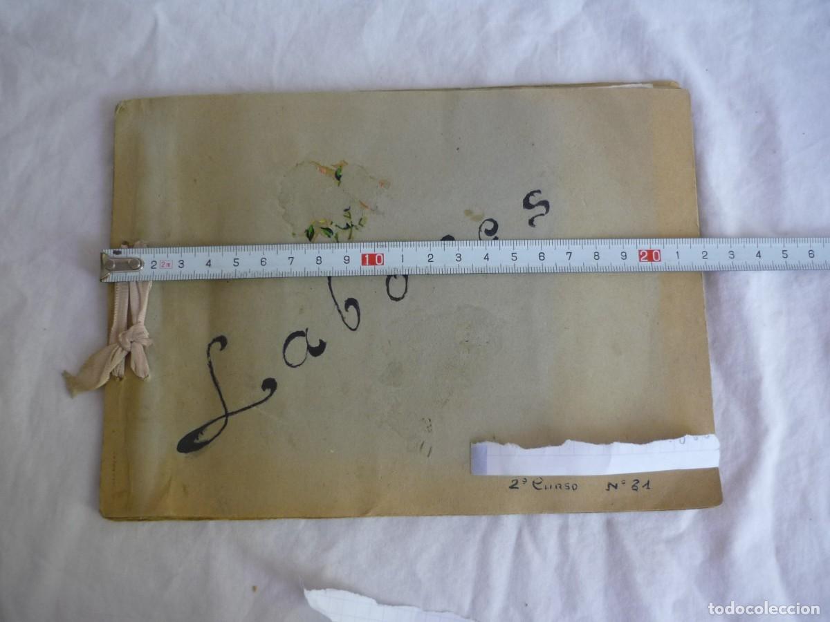 Antig&uuml;edades: Cuaderno de labores de ni&ntilde;a - Foto 2