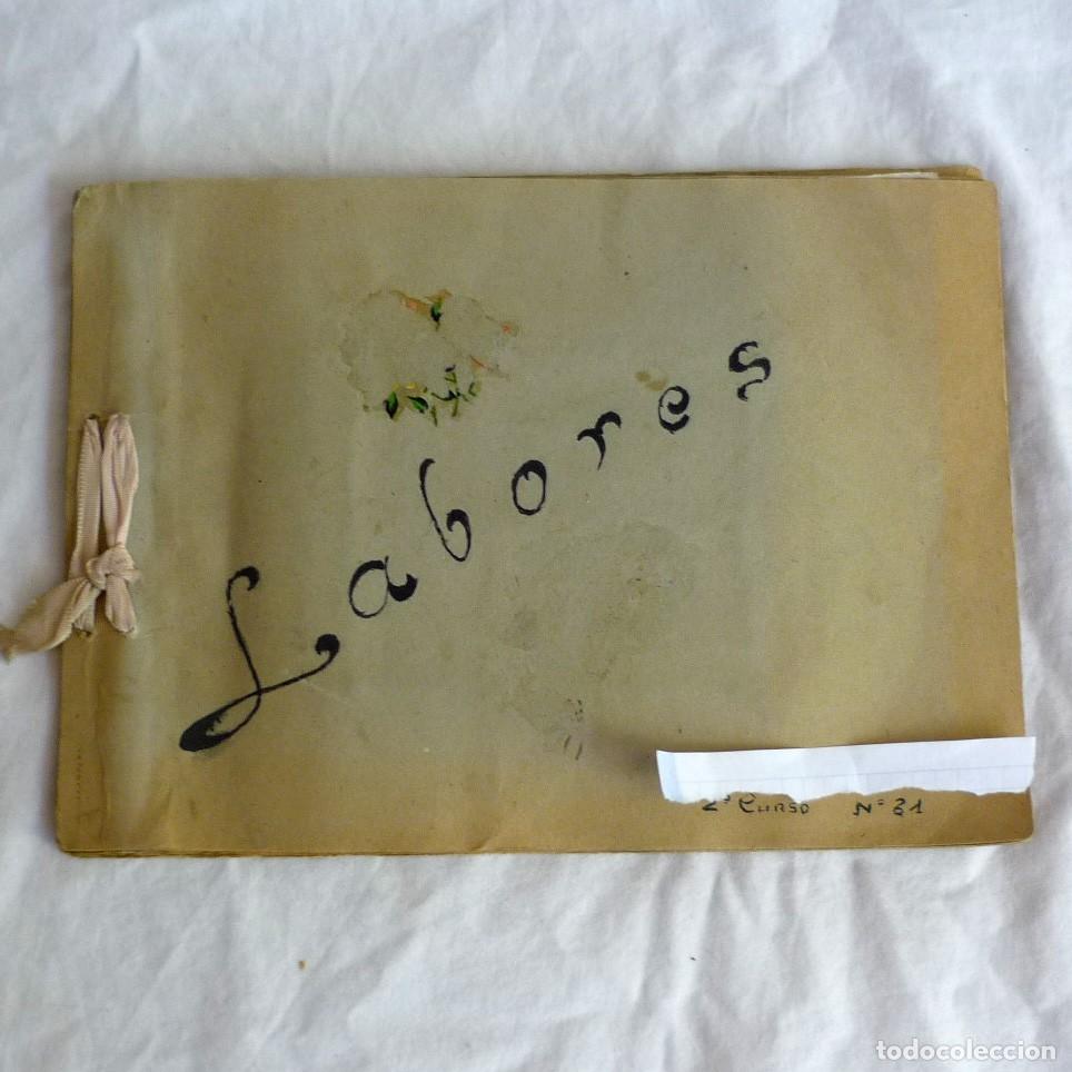 Antig&uuml;edades: Cuaderno de labores de ni&ntilde;a - Foto 1