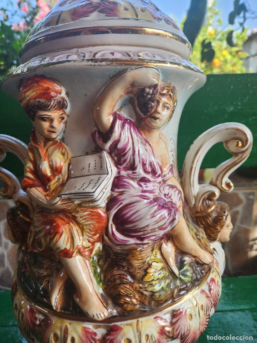Antig&uuml;edades: Jarron de capodimonti - Foto 2