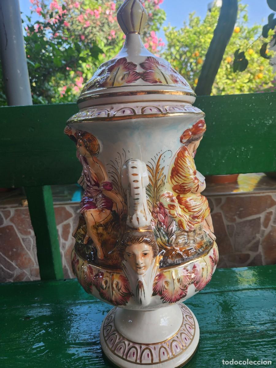 Antig&uuml;edades: Jarron de capodimonti - Foto 4