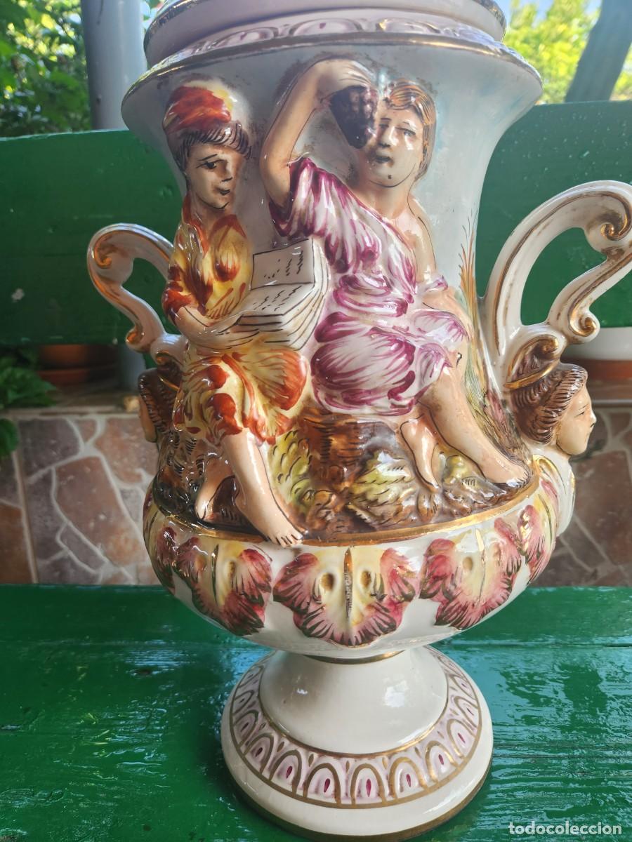 Antig&uuml;edades: Jarron de capodimonti - Foto 5