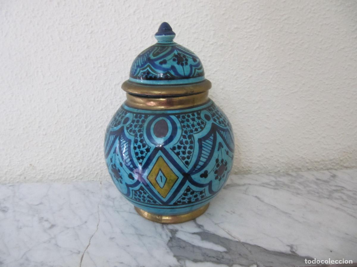Antig&uuml;edades: ANTIGUO TIBOR PINTADO A MANO - Foto 1