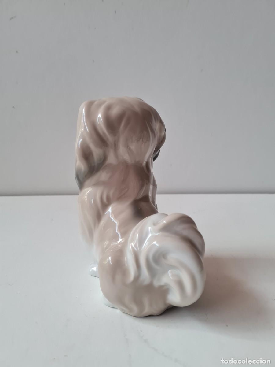 Antig&uuml;edades: LLADRO Perro pekines (16 x 11 cms) - Foto 3