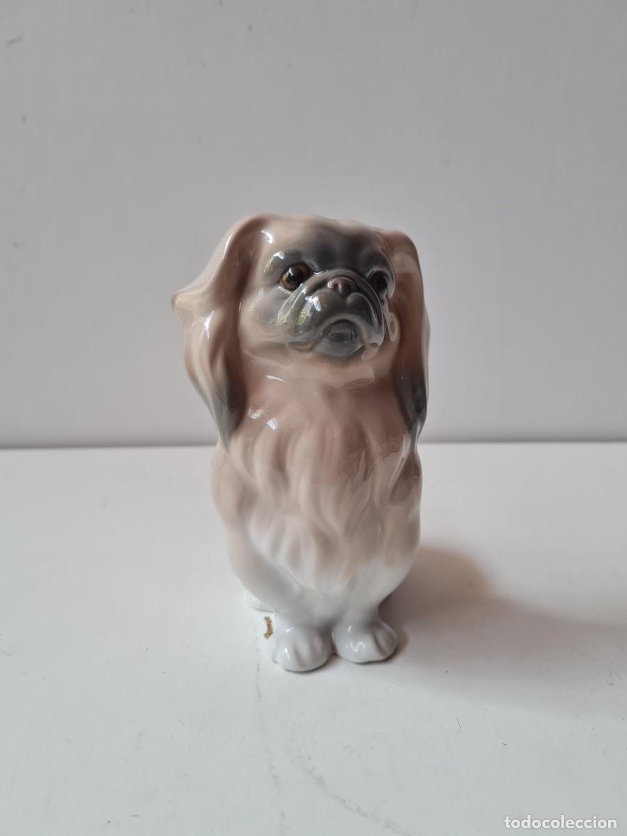 Antig&uuml;edades: LLADRO Perro pekines (16 x 11 cms) - Foto 6