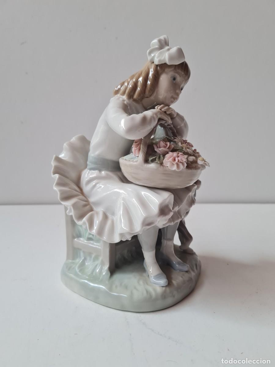 Antig&uuml;edades: LLADRO NI&Ntilde;A CON PERRO 21 CMS - Foto 3
