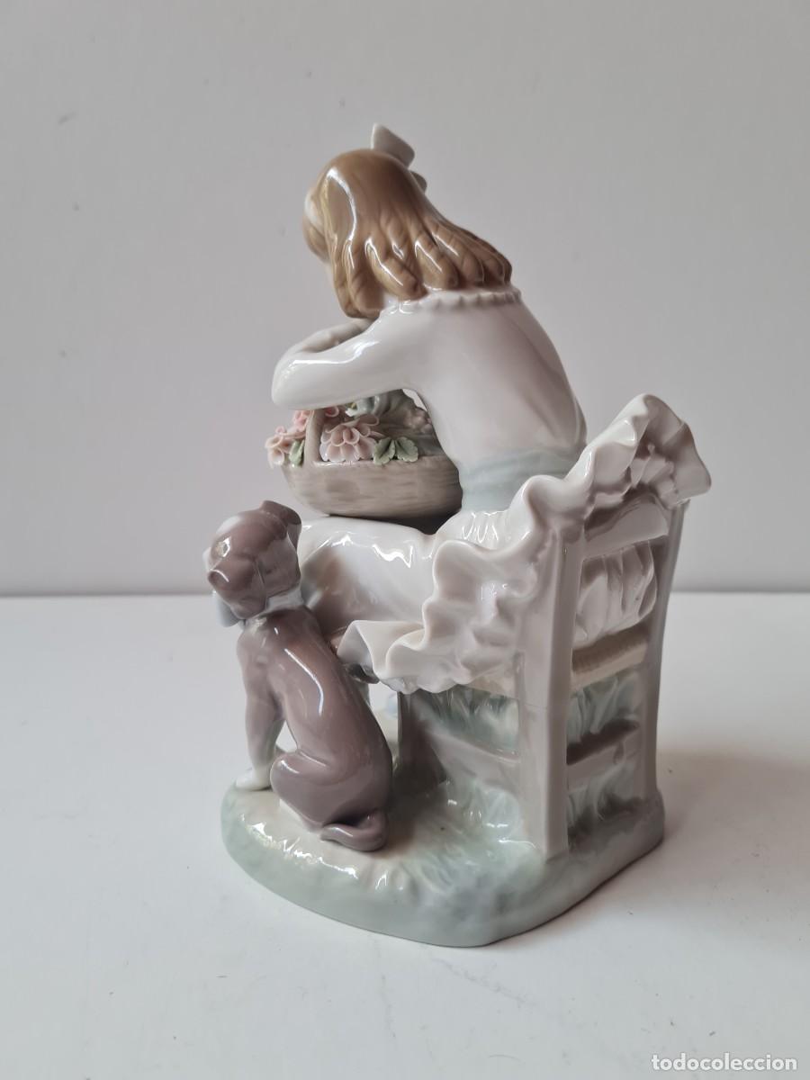 Antig&uuml;edades: LLADRO NI&Ntilde;A CON PERRO 21 CMS - Foto 6