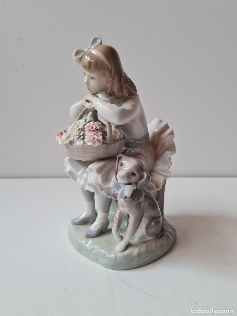 Antig&uuml;edades: LLADRO NI&Ntilde;A CON PERRO 21 CMS - Foto 7