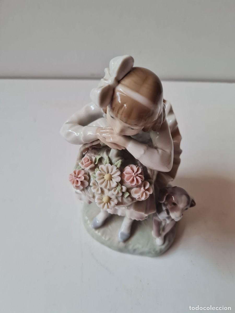 Antig&uuml;edades: LLADRO NI&Ntilde;A CON PERRO 21 CMS - Foto 8
