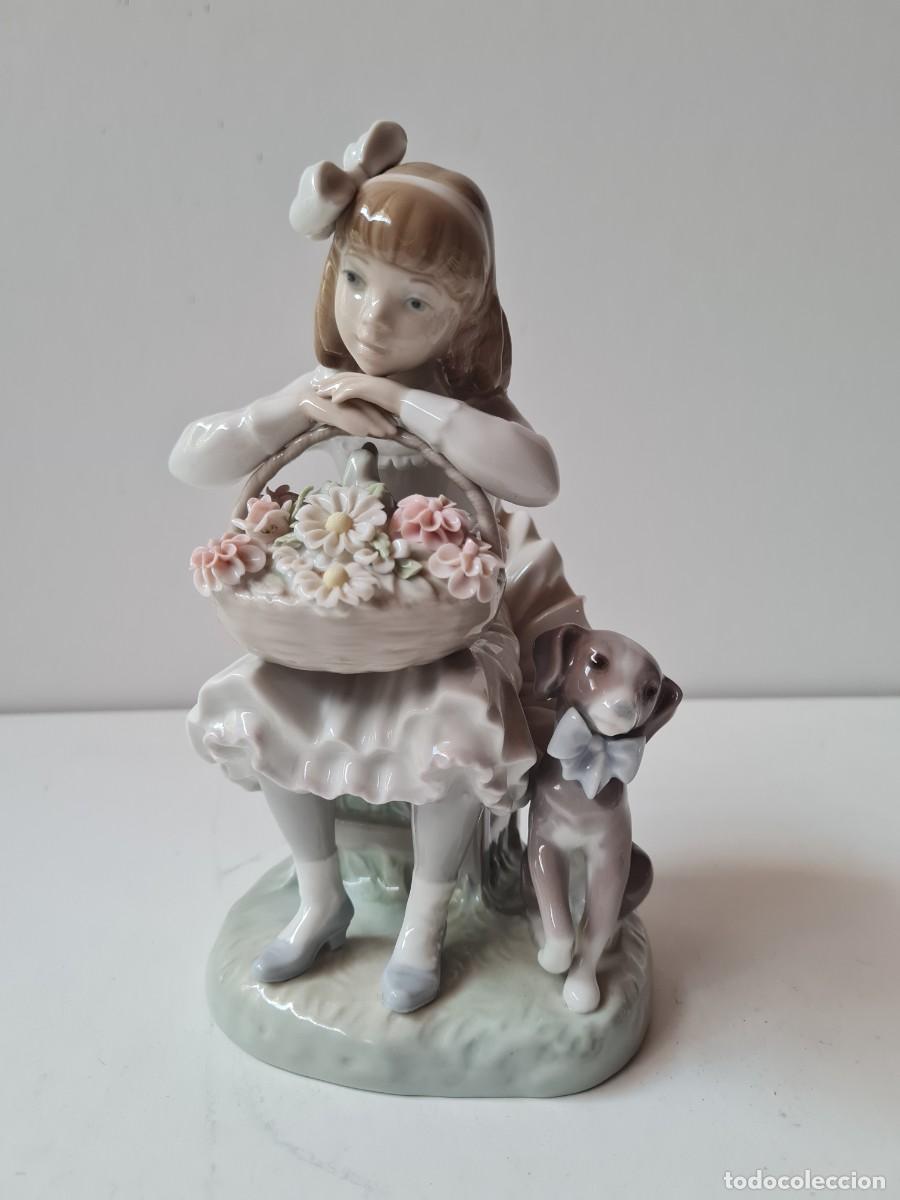 Antig&uuml;edades: LLADRO NI&Ntilde;A CON PERRO 21 CMS - Foto 10