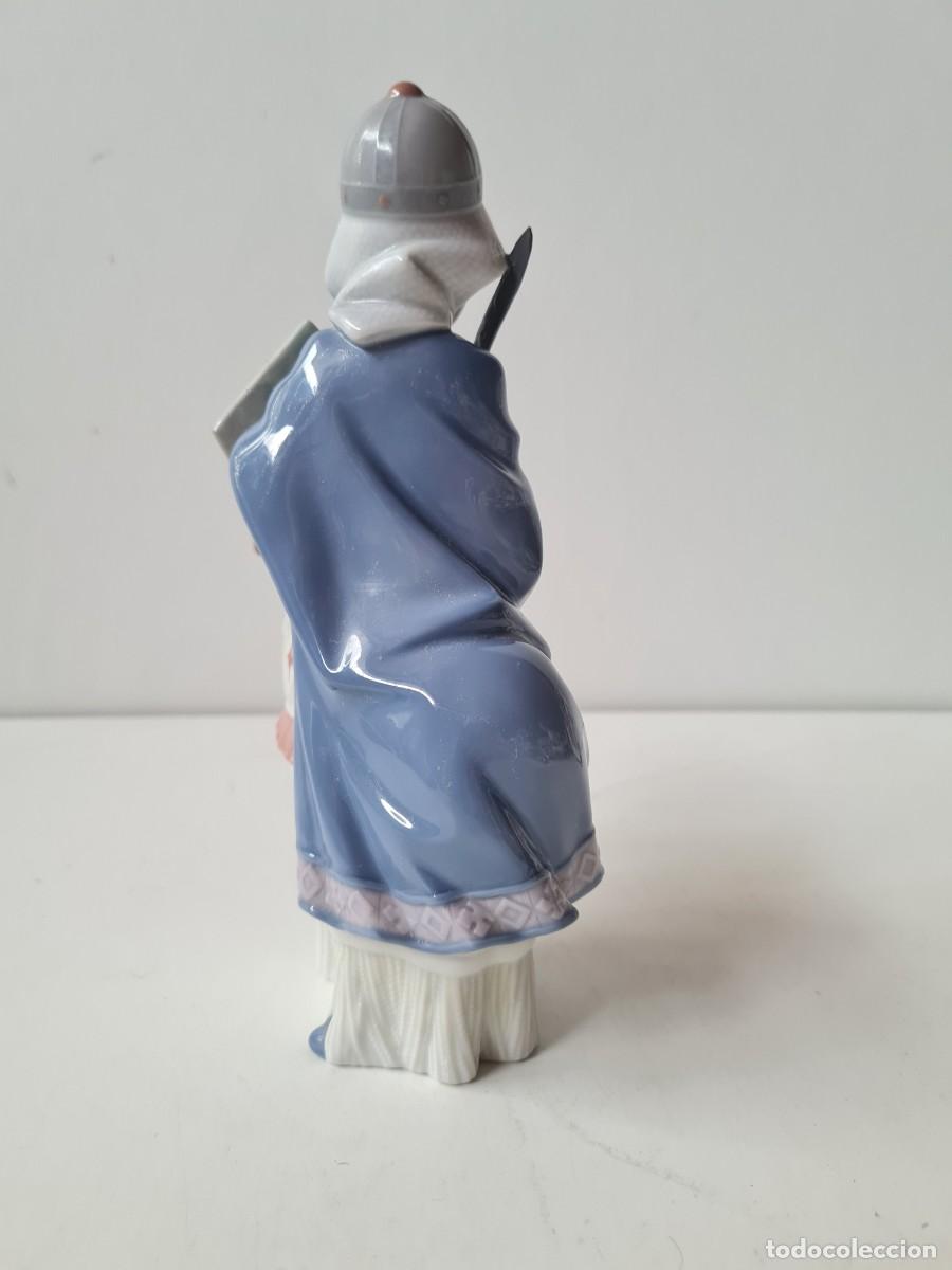 Antig&uuml;edades: LLADRO Ni&ntilde;a Medieval a caballo(22 cms) - Foto 5