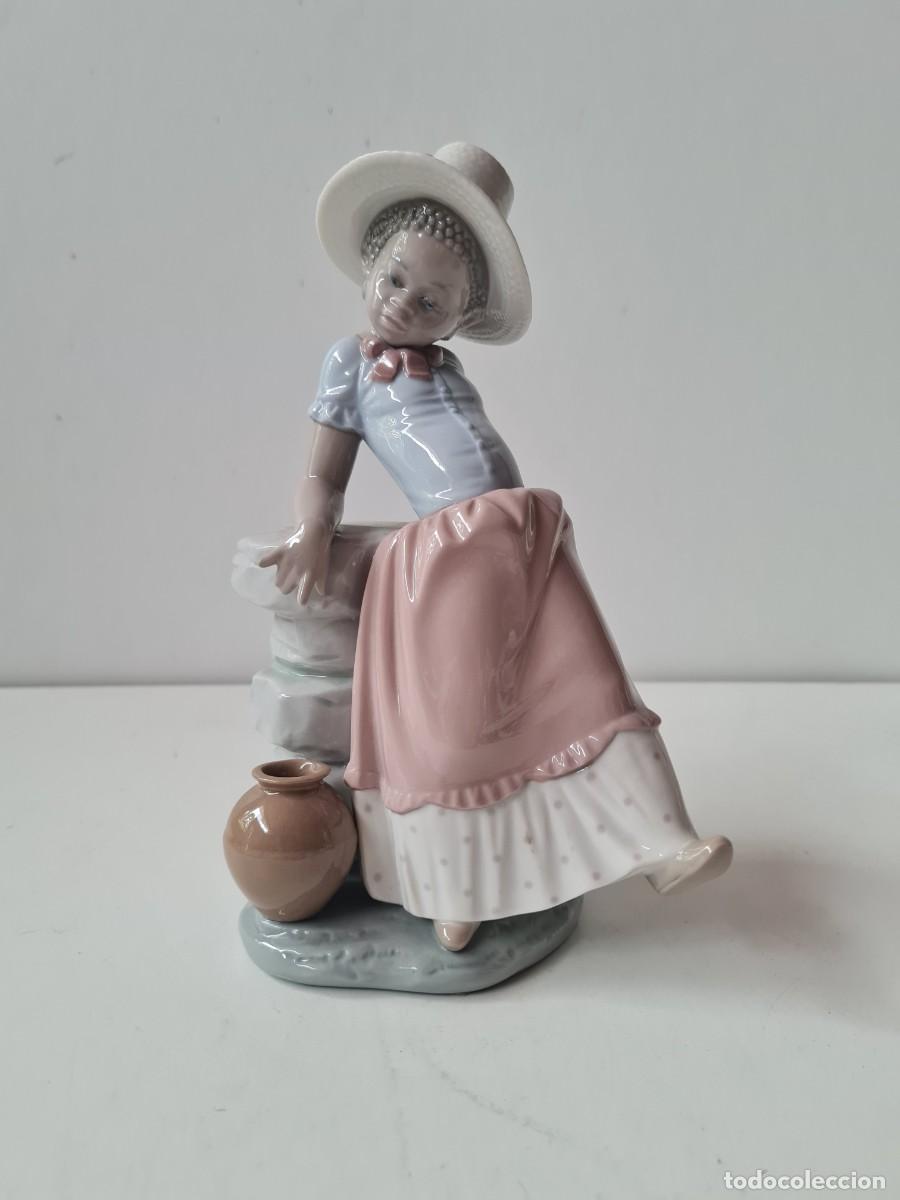 Antig&uuml;edades: LLADRO NI&ntilde;a Negrita (22 cms) - Foto 1