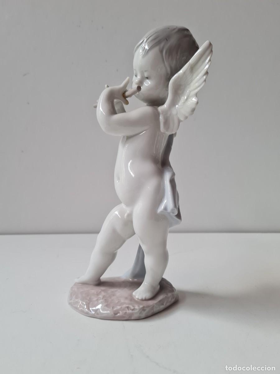 Antig&uuml;edades: LLADRO ANGELOTE CON FLAUTA(26 cms) - Foto 2