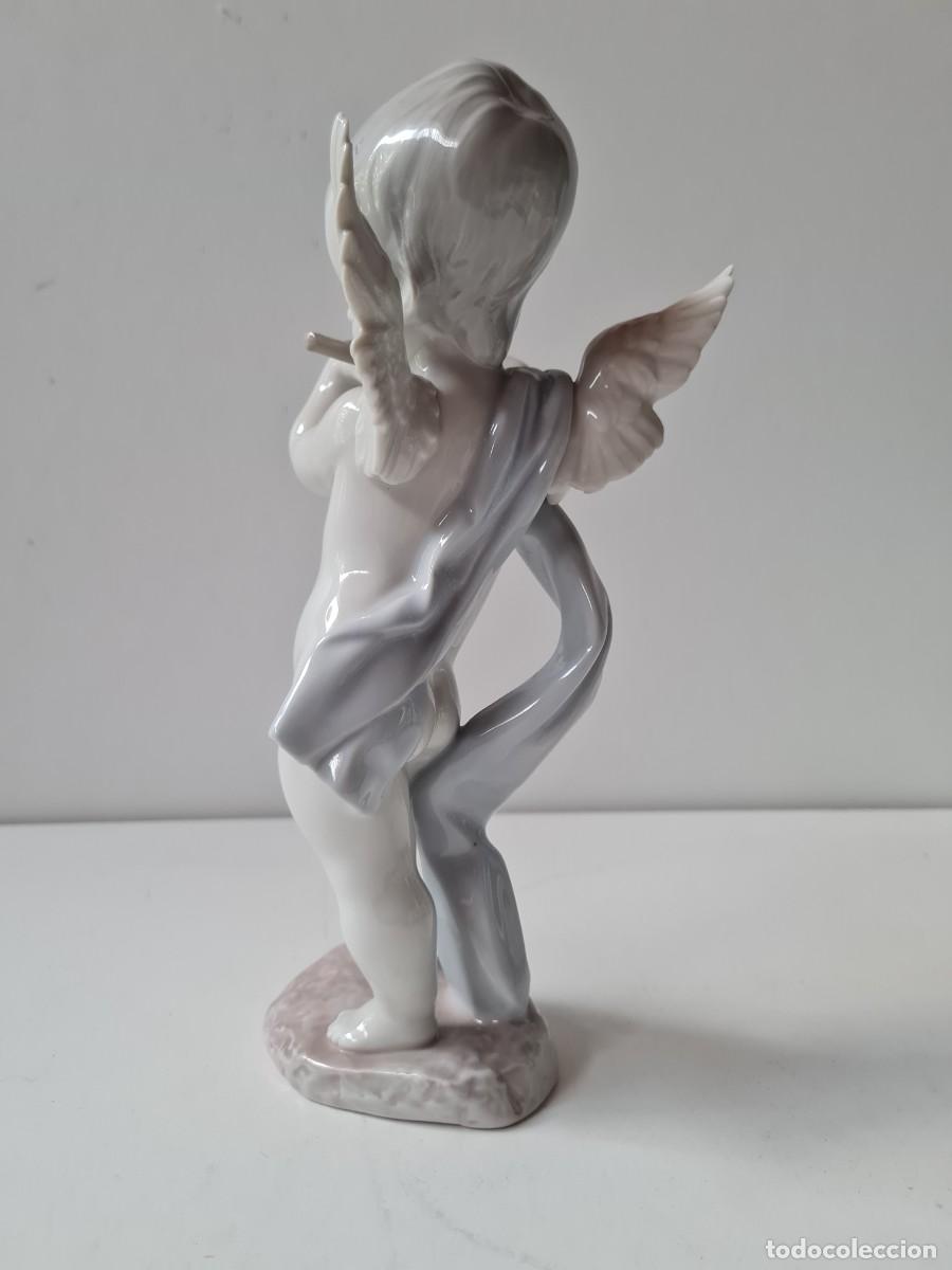 Antig&uuml;edades: LLADRO ANGELOTE CON FLAUTA(26 cms) - Foto 3