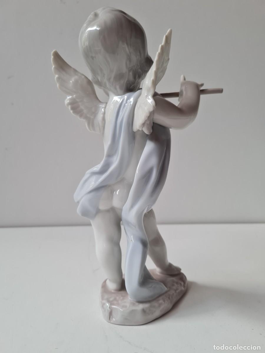 Antig&uuml;edades: LLADRO ANGELOTE CON FLAUTA(26 cms) - Foto 4
