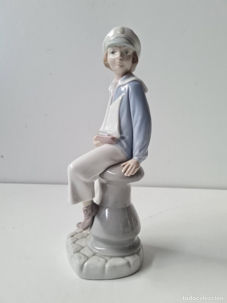 Antig&uuml;edades: LLADRO Marinero con yate(23 cms) - Foto 2
