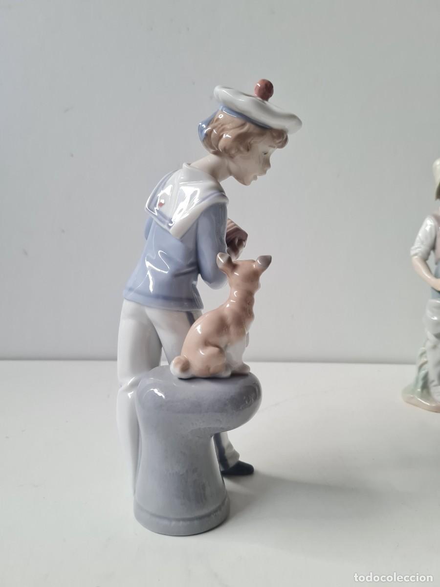 Antig&uuml;edades: LLADRO Marinero musico(22 cms) - Foto 5