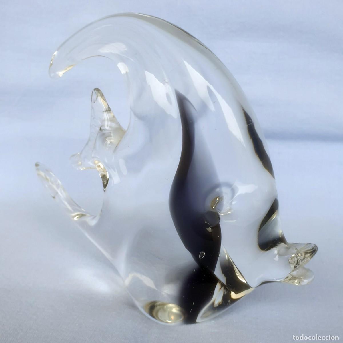 Antig&uuml;edades: T&Iacute;PICO PEZ &Aacute;NGEL EN CRISTAL DE MURANO - Foto 2