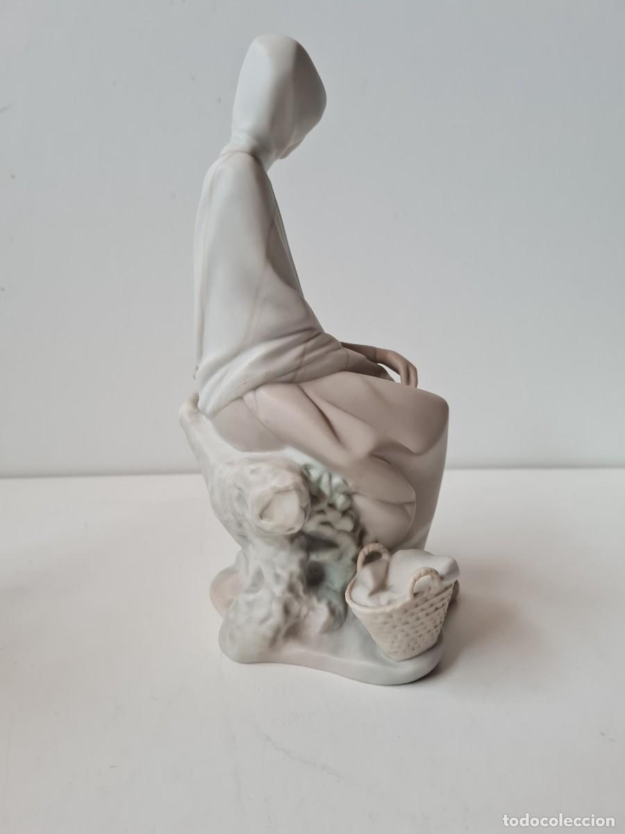 Antig&uuml;edades: LLADRO PASTORA(25 cms) gres mate - Foto 4