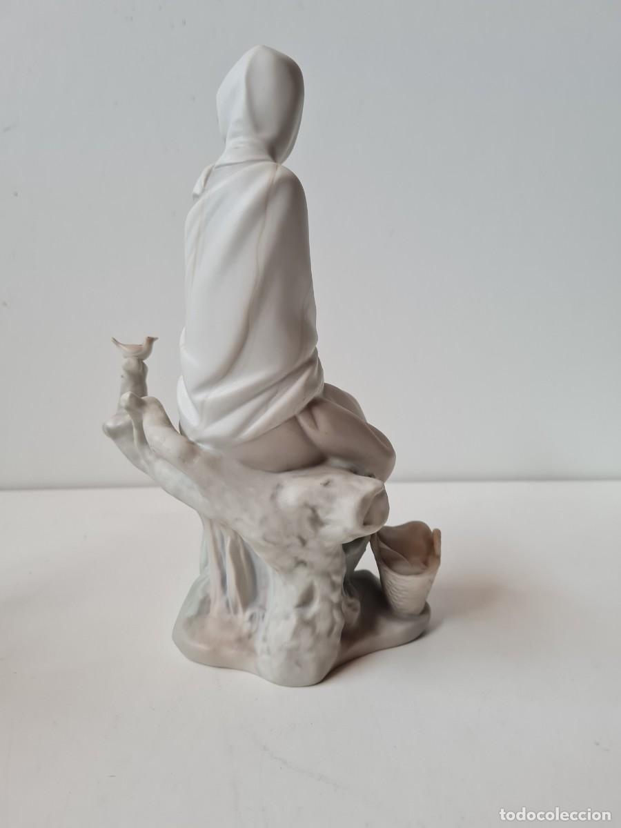 Antig&uuml;edades: LLADRO PASTORA(25 cms) gres mate - Foto 5