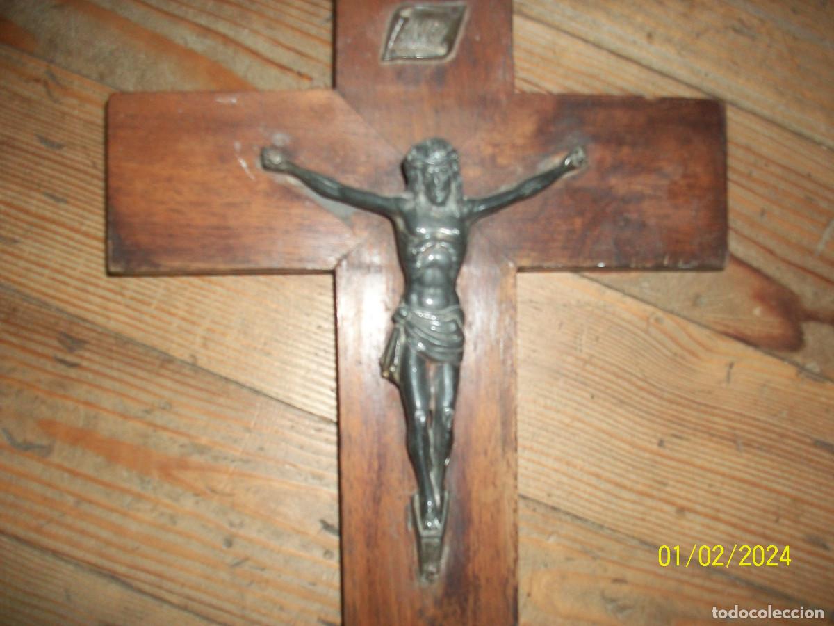 Antig&uuml;edades: ANTIGUO CRUCIFIJO DE BRONCE - Foto 2