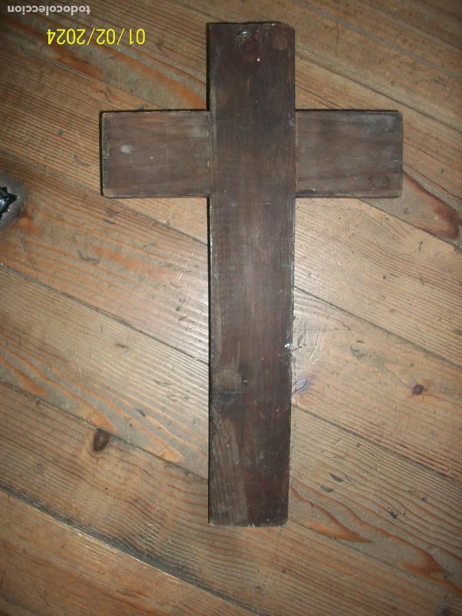 Antig&uuml;edades: ANTIGUO CRUCIFIJO DE BRONCE - Foto 3
