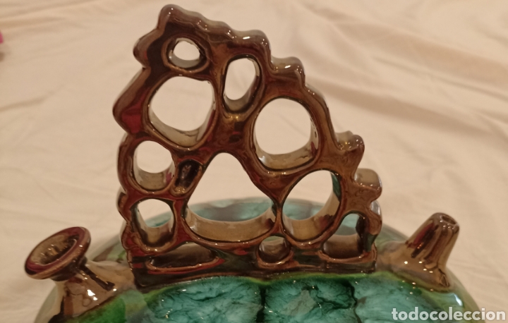 Antig&uuml;edades: C&aacute;ntaro artesanal hecho a mano - Foto 2