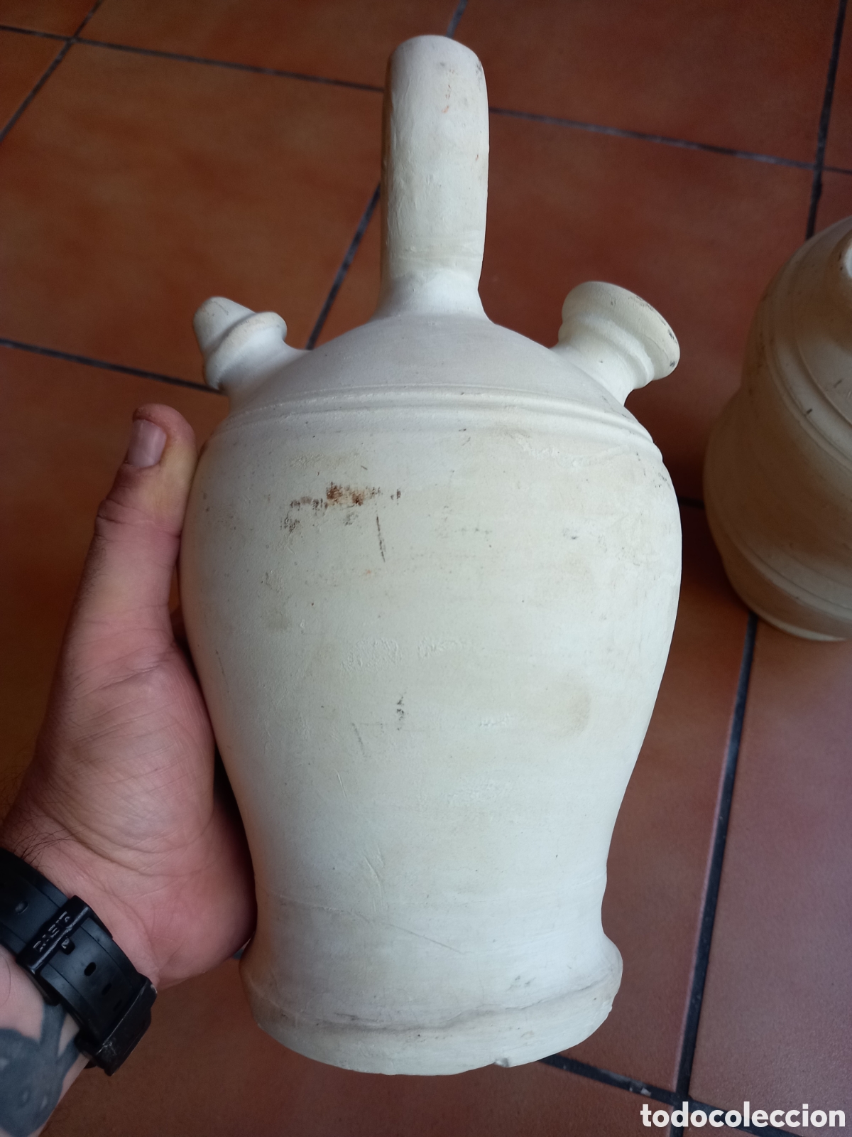 Antig&uuml;edades: DOS BONITOS BOTIJOS BLANCOS - Foto 5