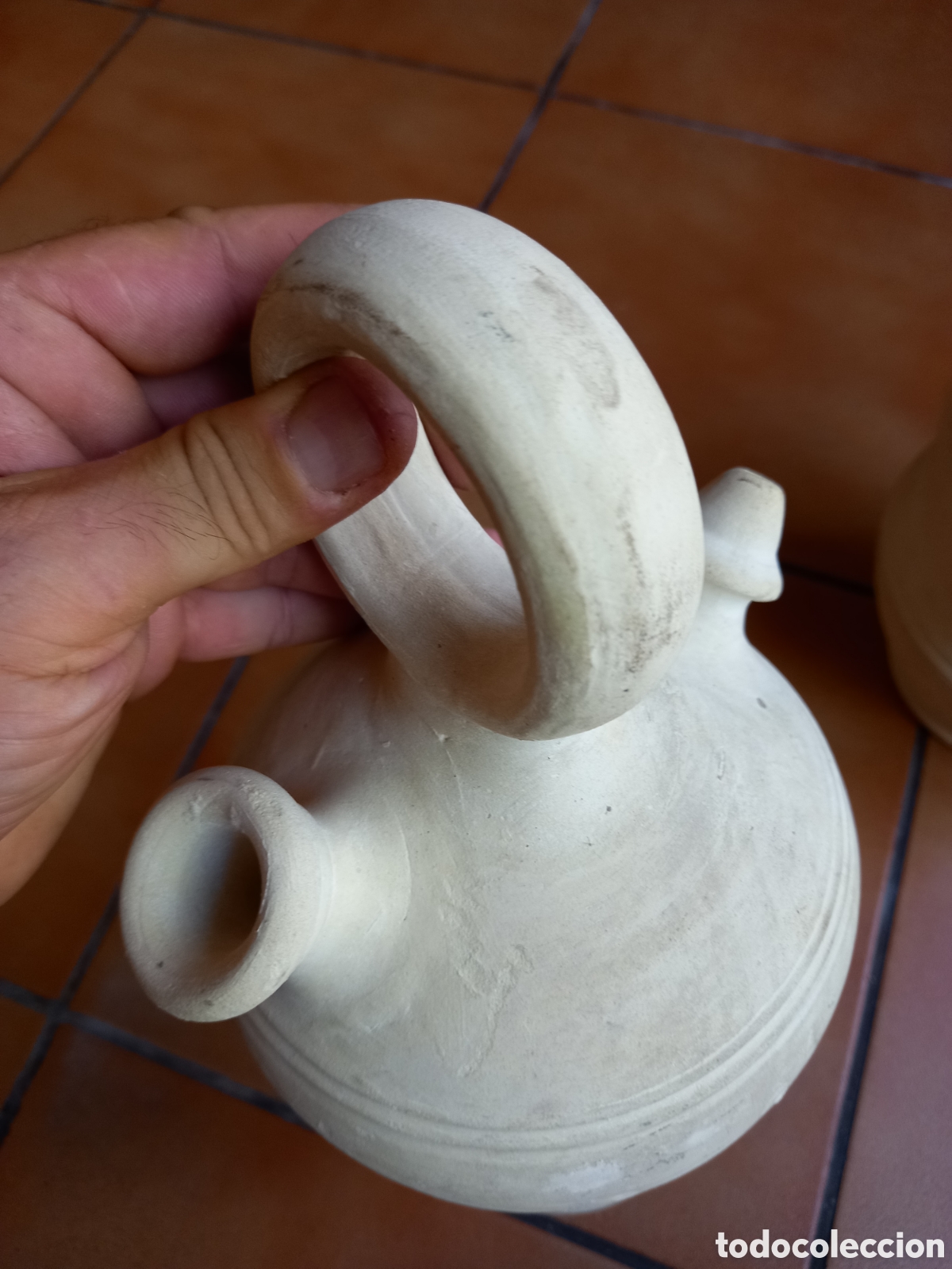 Antig&uuml;edades: DOS BONITOS BOTIJOS BLANCOS - Foto 6