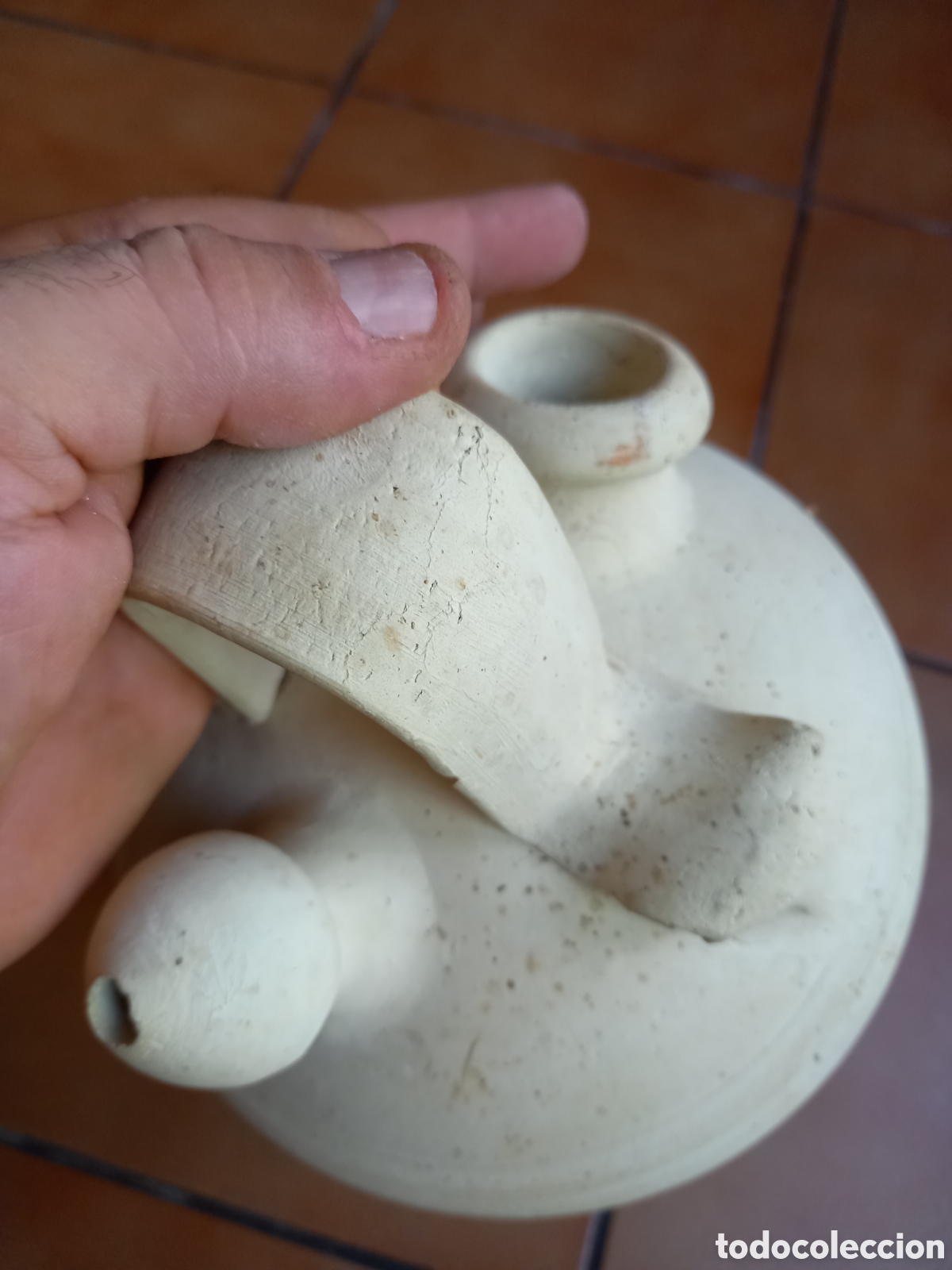 Antig&uuml;edades: DOS BONITOS BOTIJOS BLANCOS - Foto 8