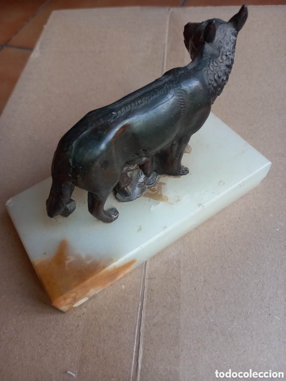 Antig&uuml;edades: FIGURA LOBA ROMA - Foto 2