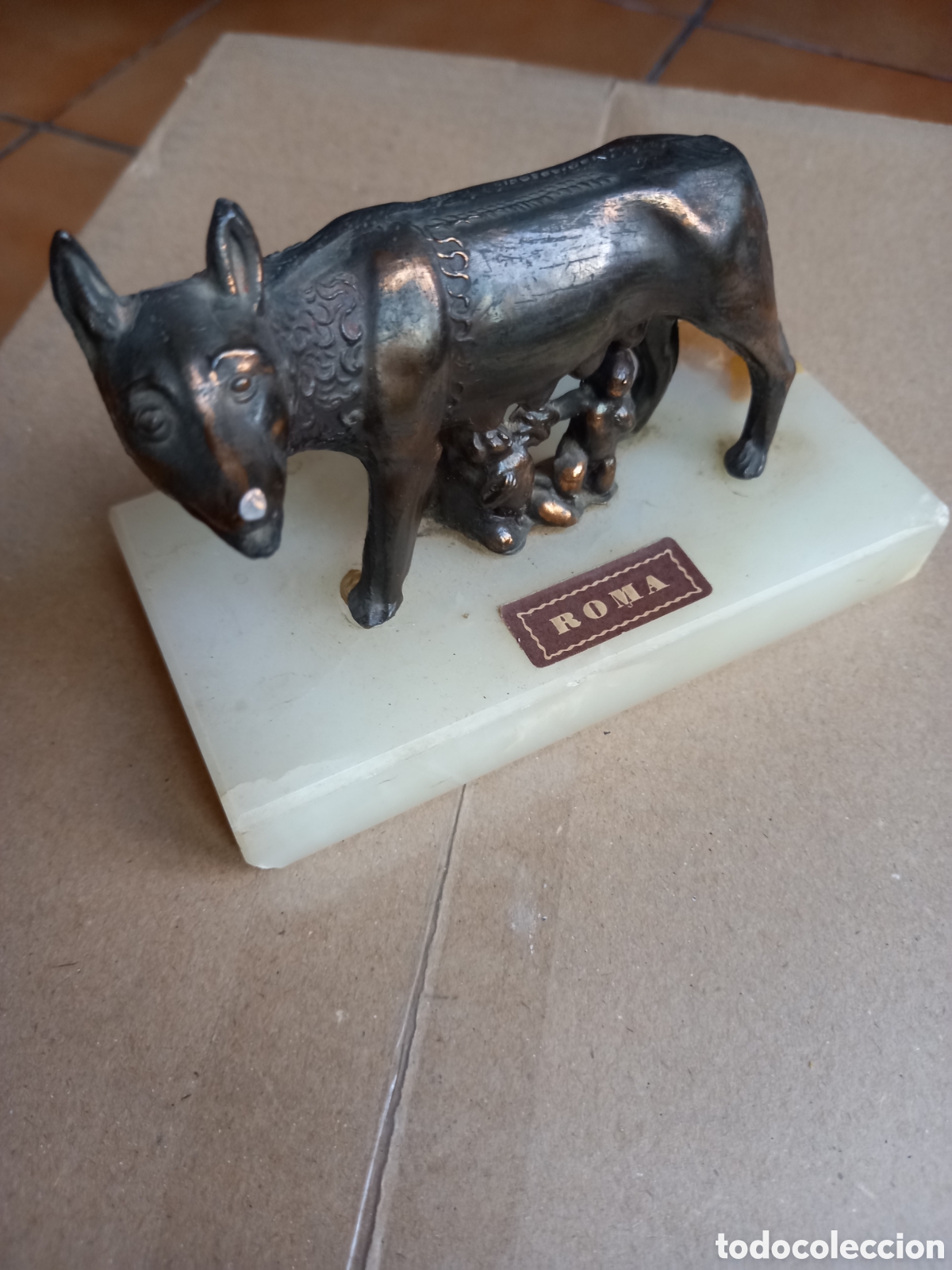 Antig&uuml;edades: FIGURA LOBA ROMA - Foto 1