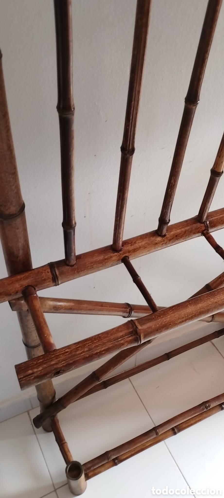 Antig&uuml;edades: Perchero de pie bambu art deco