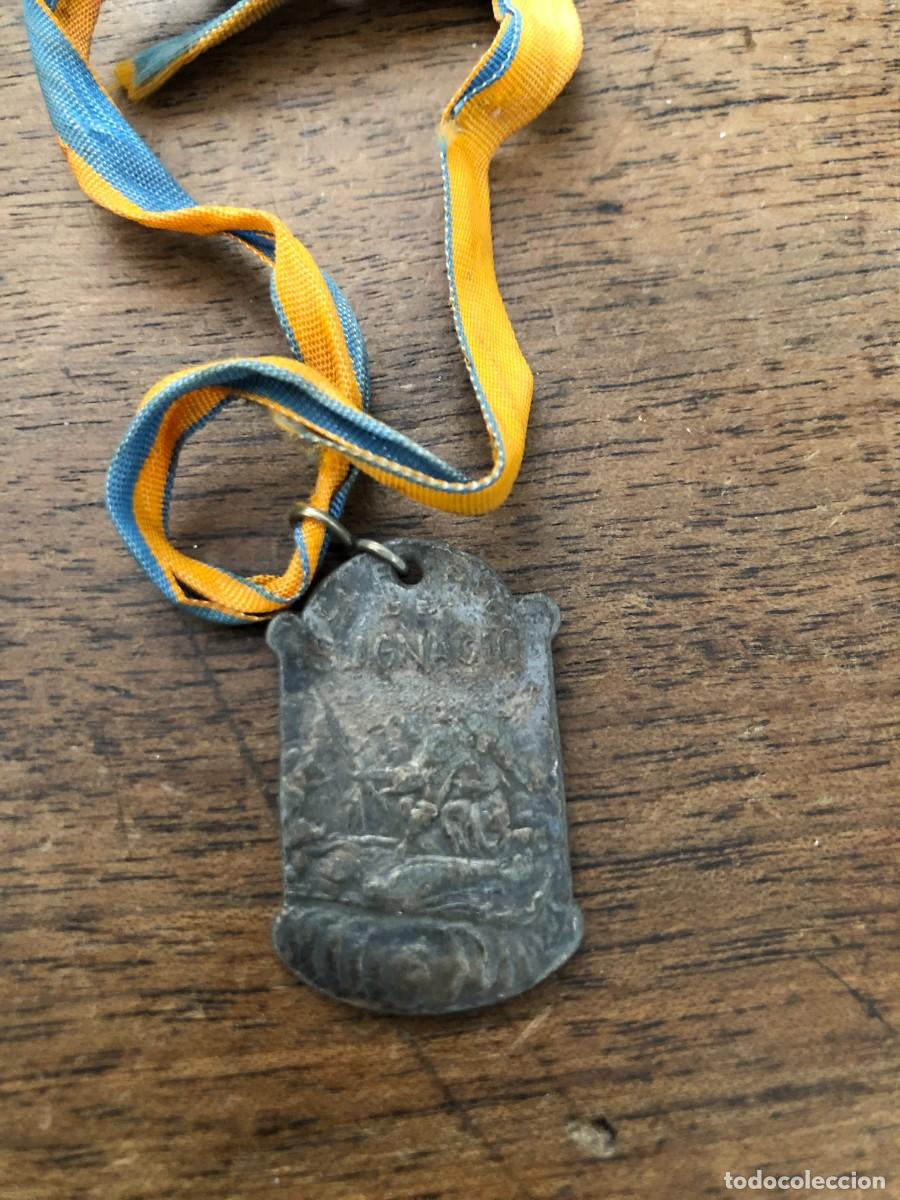 Antig&uuml;edades: MEDALLA SAN IGNACIO 3 X 2 CM. - Foto 2