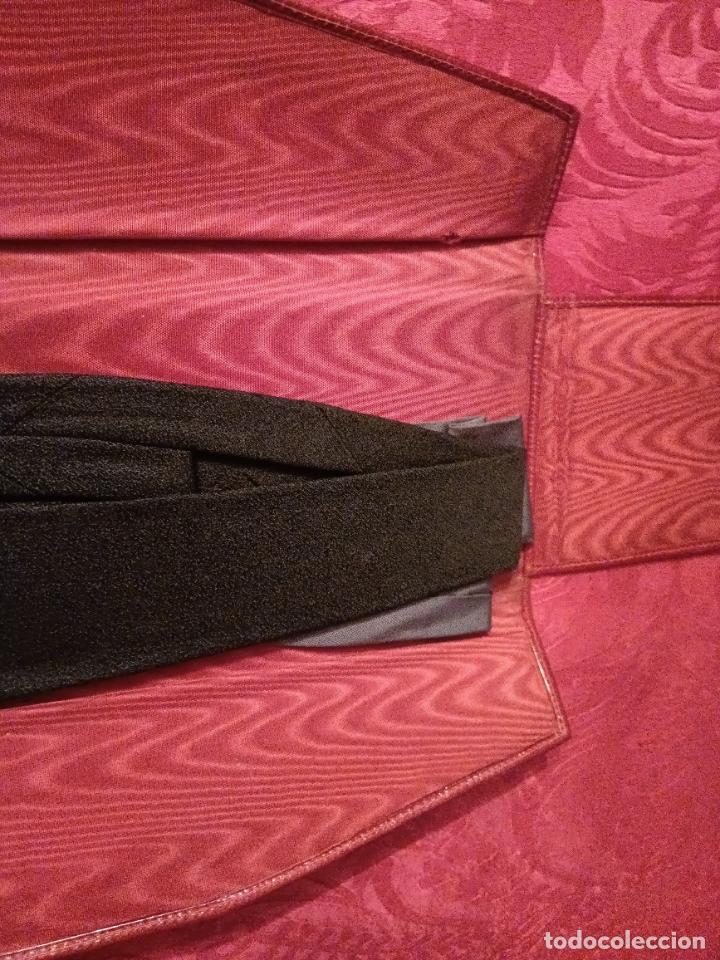 Antig&uuml;edades: Funda de corbata corbatas roja granate antigua rectangular estuche - Foto 7