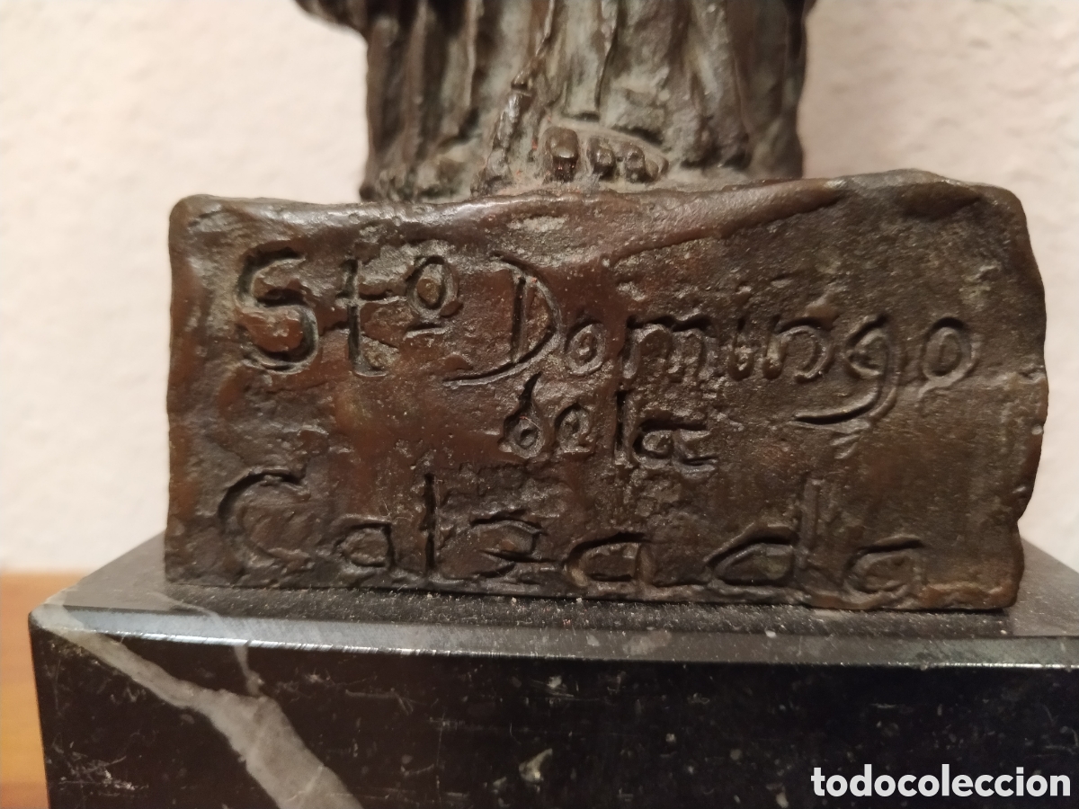 Antig&uuml;edades: Bronce de Santo Domingo de la Calzada. Vallejo - Foto 2