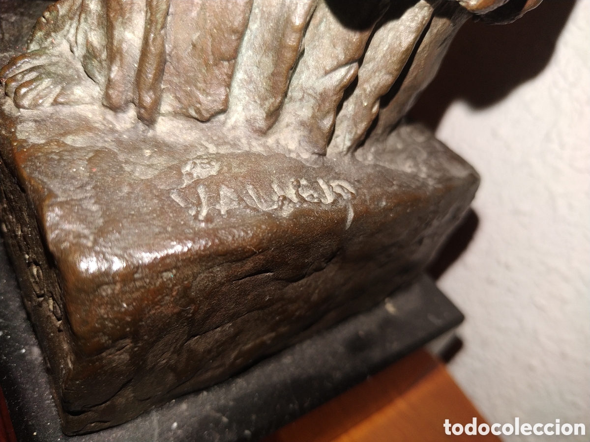 Antig&uuml;edades: Bronce de Santo Domingo de la Calzada. Vallejo - Foto 3