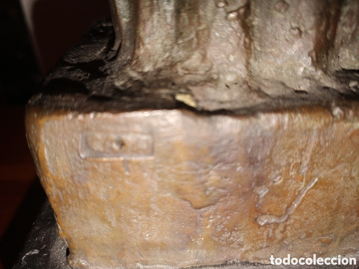 Antig&uuml;edades: Bronce de Santo Domingo de la Calzada. Vallejo - Foto 5