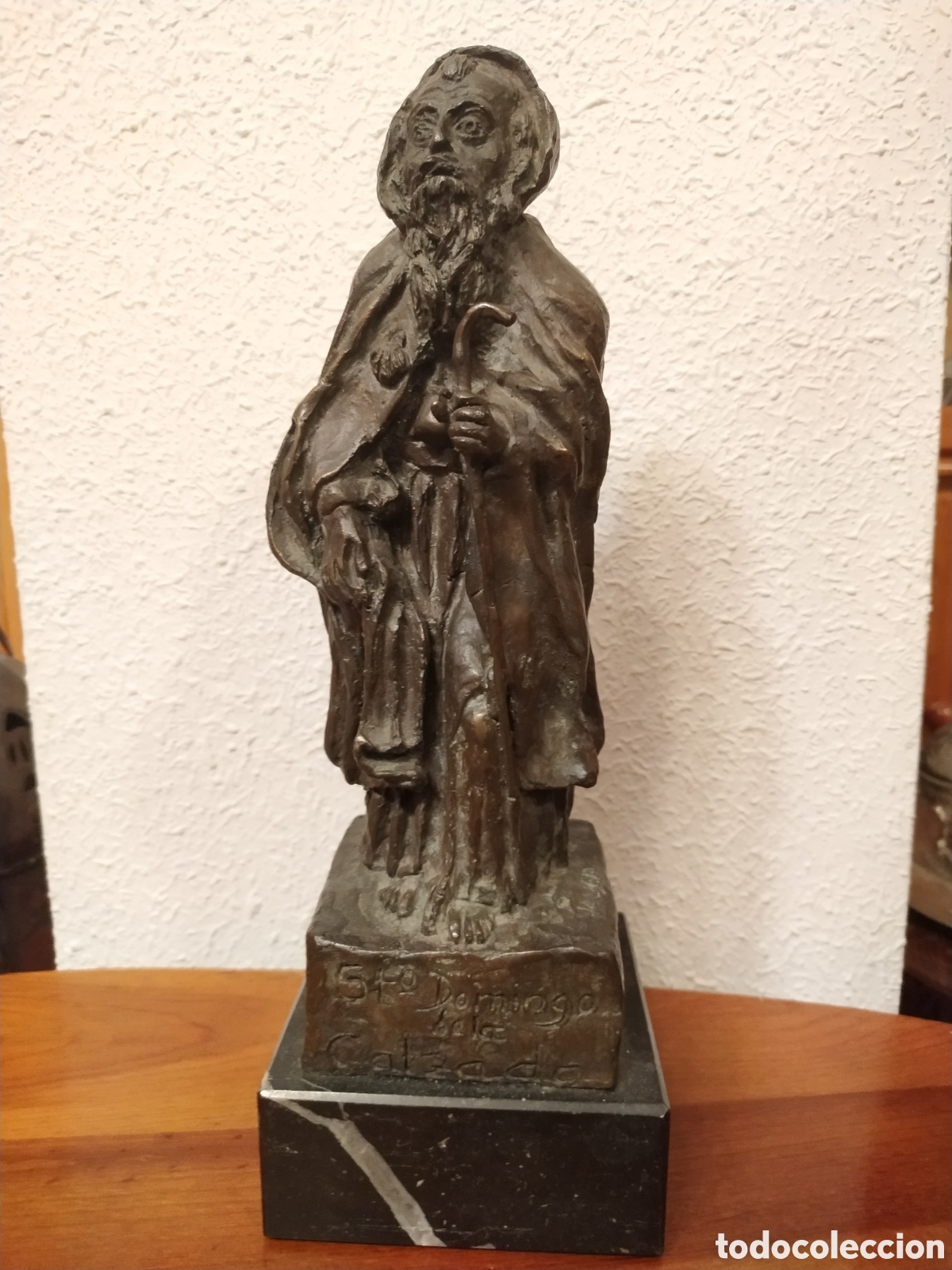 Antig&uuml;edades: Bronce de Santo Domingo de la Calzada. Vallejo - Foto 1