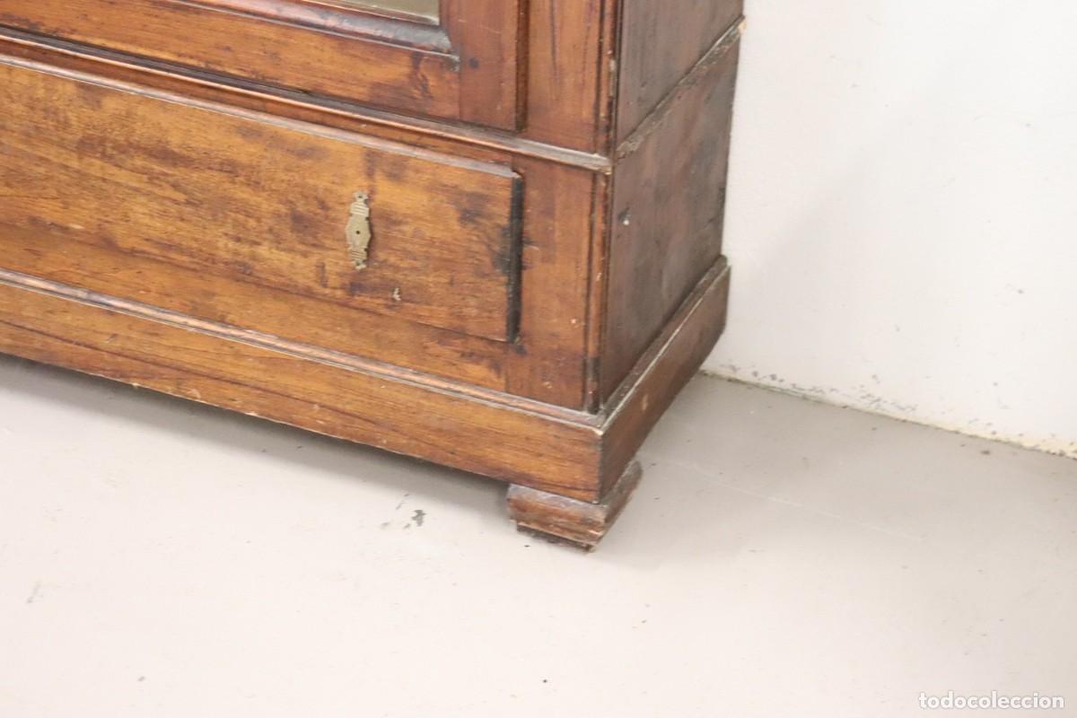 Antig&uuml;edades: Librer&iacute;a de madera de &aacute;lamo, siglo XIX - Foto 8