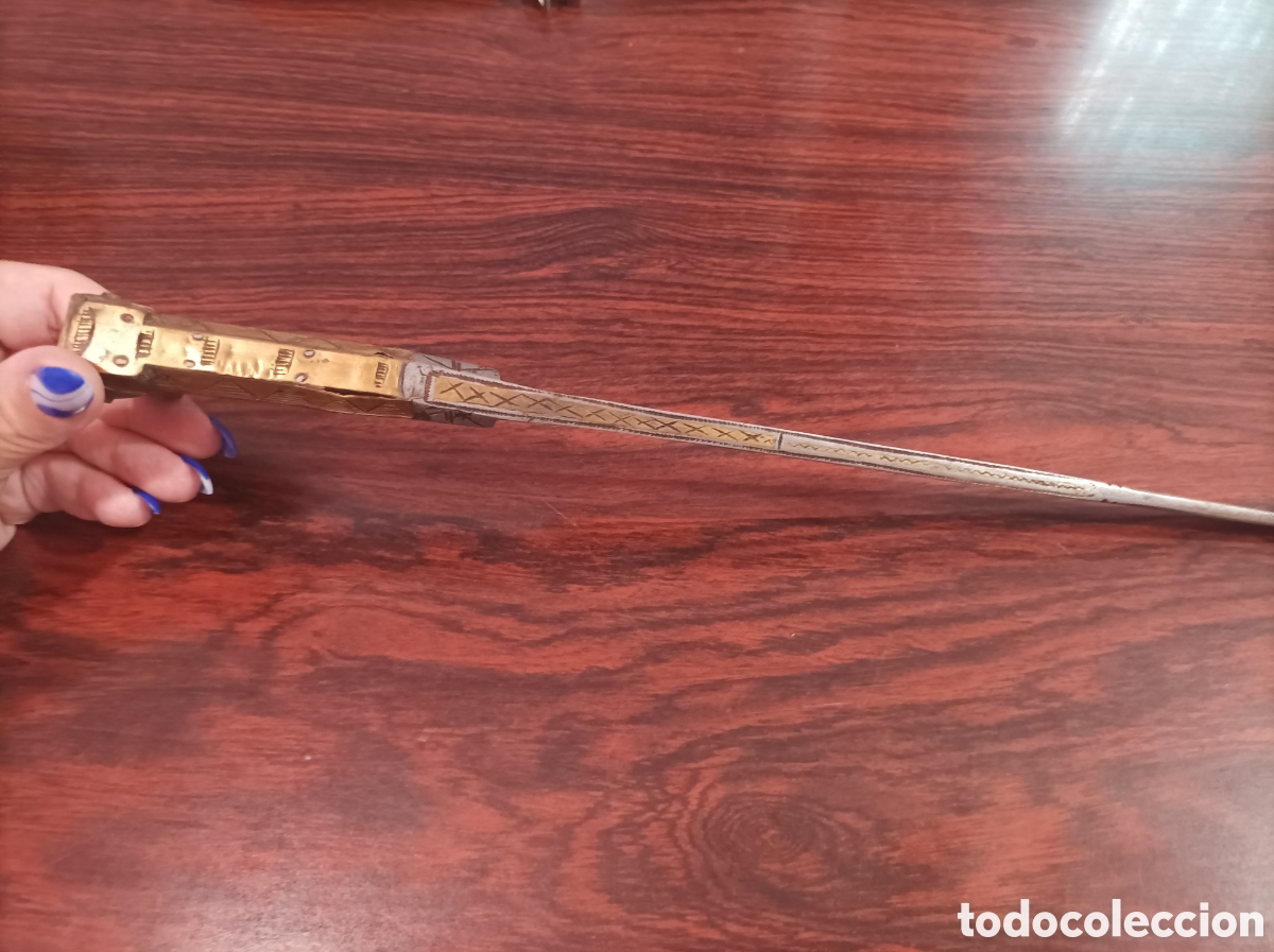 Antig&uuml;edades: Daga Argelia siglo 19 de colecci&oacute;n - Foto 4