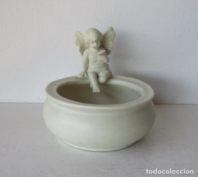 Antig&uuml;edades: CENTRO DE MESA - CON FIGURA DE ANGEL QUERUBIN - Foto 2