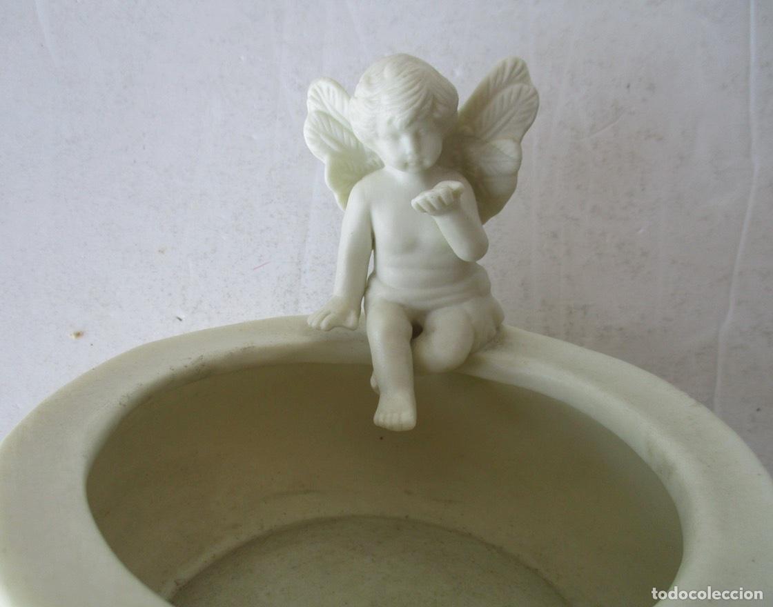 Antig&uuml;edades: CENTRO DE MESA - CON FIGURA DE ANGEL QUERUBIN - Foto 5