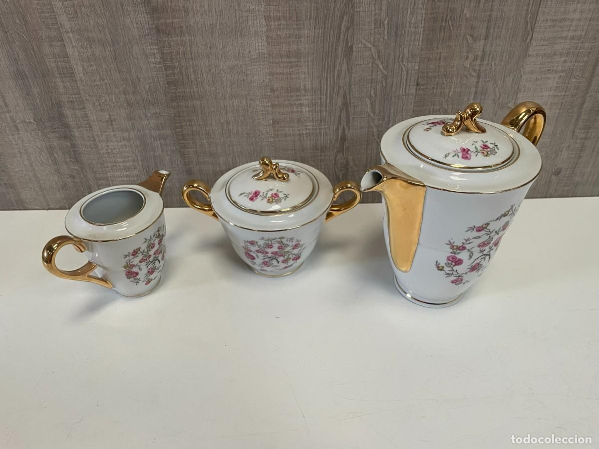 Antig&uuml;edades: JUEGO CAFE LIMOGES 12 SERVICIOS - Foto 1