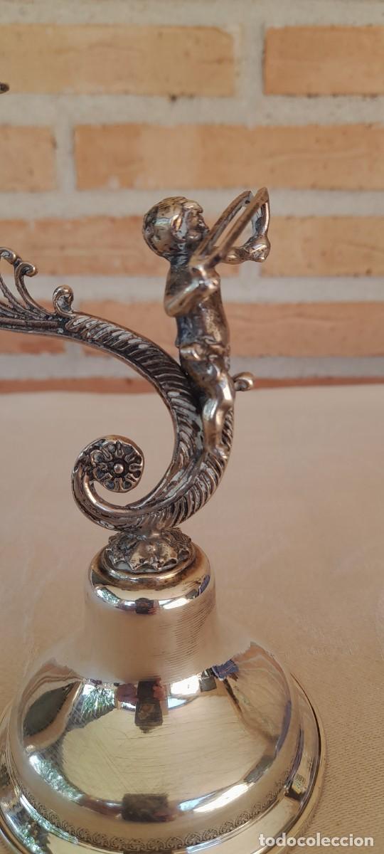 Antig&uuml;edades: CANDELABRO DE PLATA 900 - Foto 9
