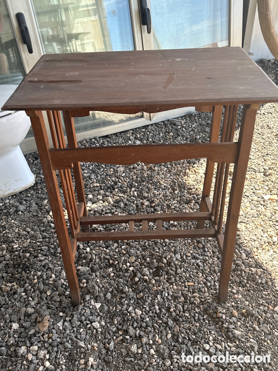 Antig&uuml;edades: Mesa antigua de madera - Foto 1