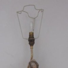 Antigüedades: LAMPARA DE PORCELANA AURO BELCARI