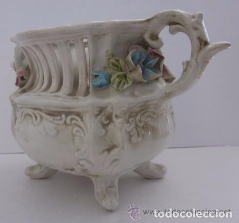Antig&uuml;edades: CENTRO DE MESA EN PORCELANA - Foto 3