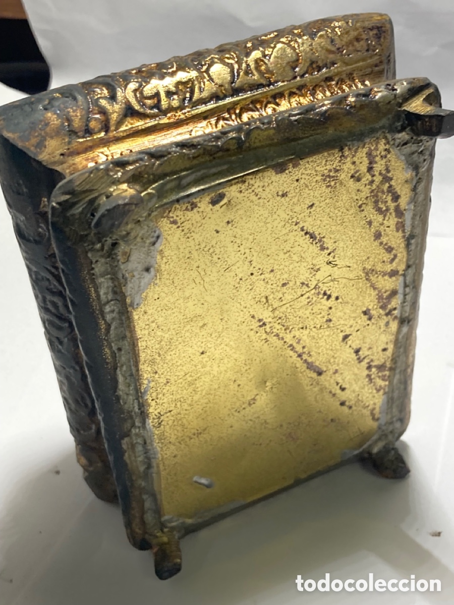Antig&uuml;edades: ANTIGUA CAJA DE BRONCE - JOYERO - Foto 9