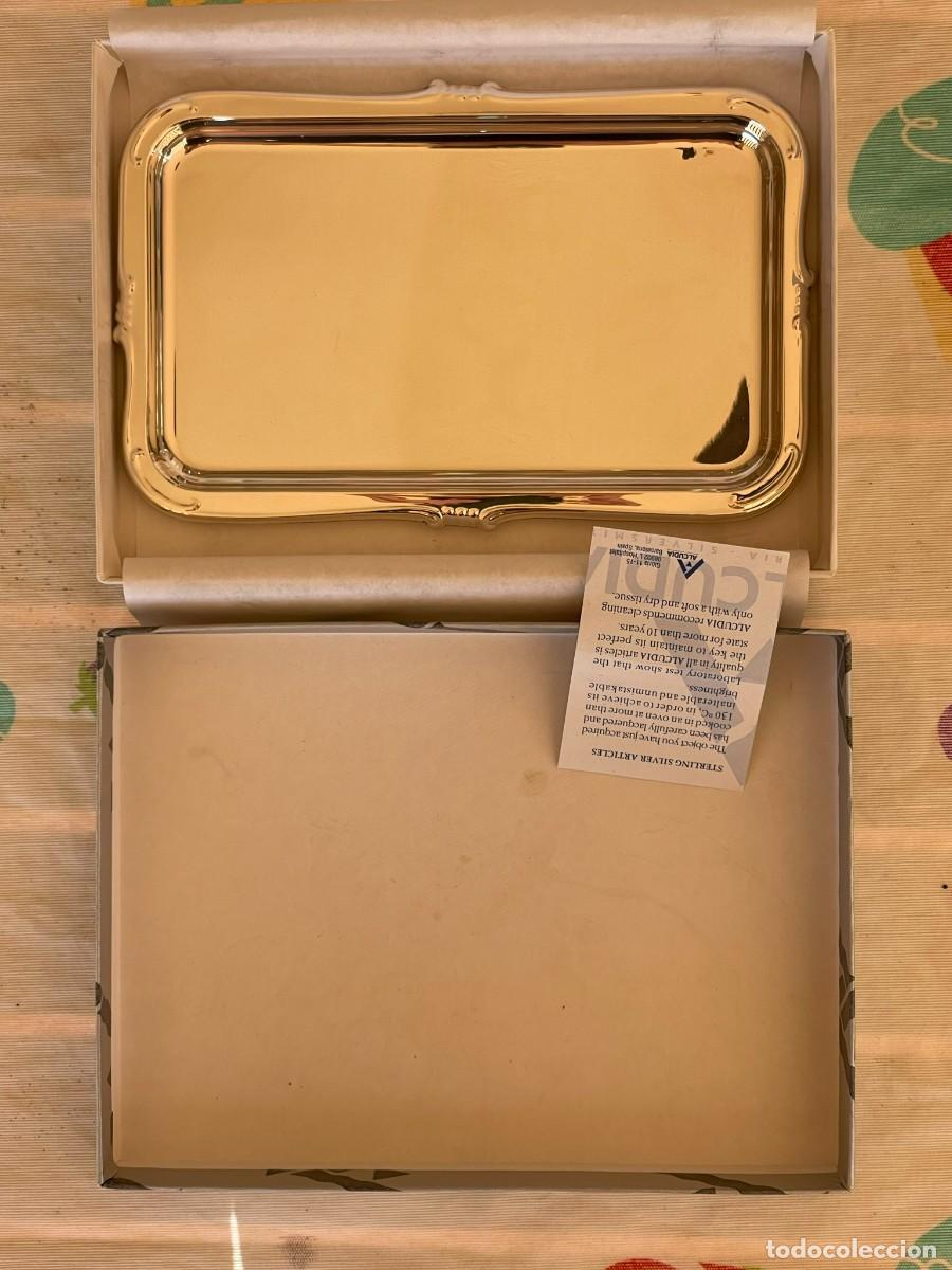 Antig&uuml;edades: BANDEJA PLATA MARCA ALCUDIA - Foto 1